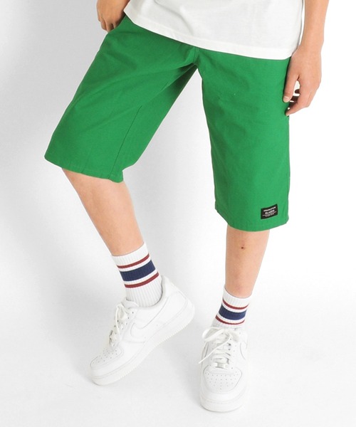 GLAZOS(グラソス)の「ツイル・ワイドカラーハーフパンツ(その他パンツ・キッズ・グリーン/ブラック/オレンジ/ロイヤルブルー/ベージュ・140cm/150cm/130cm/170cm/160cm)」の2枚目の写真