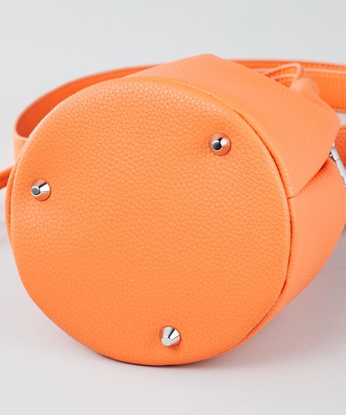 GeeRA（ジーラ）の「巾着ミニ2WAYバッグ（ハンドバッグ・レディース・ブラック/オレンジ/アイボリー/サンドグレー・FREE）」の14枚目の写真