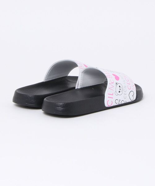 CECIL McBEE（セシルマクビー）の「《CECIL McBEE》スライドサンダル CM3006（サンダル・レディース・ブラック/ピンク/ホワイト・M/L）」の4枚目の写真