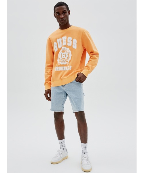 Guess（ゲス）の「GUESS Originals Logo Crewneck Pullover（スウェット・メンズ・その他/オレンジ・MEDIUM/SMALL/LARGE/X-LARGE）」の8枚目の写真