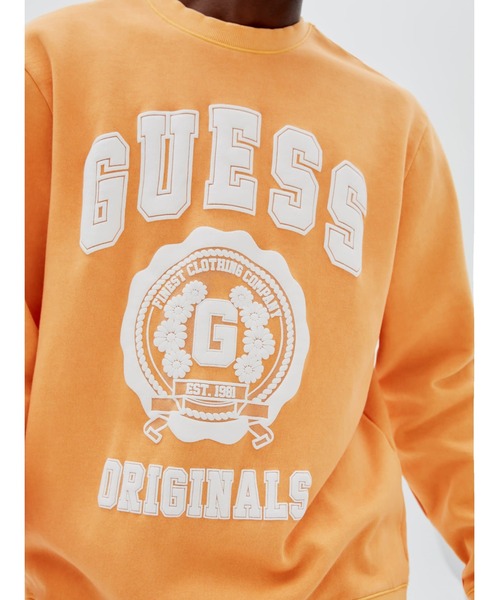 Guess（ゲス）の「GUESS Originals Logo Crewneck Pullover（スウェット・メンズ・その他/オレンジ・MEDIUM/SMALL/LARGE/X-LARGE）」の7枚目の写真