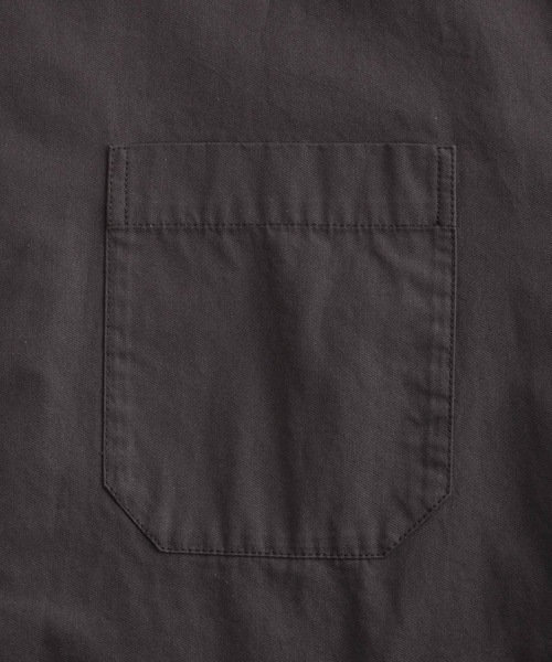 ADAM ET ROPE'（アダムエロペ）の「オーバーサイズ ミドル丈 ホスピタルコート/イージーケア/ユニセックス（ステンカラーコート・メンズ・チャコールグレー/カーキ・M/L）」の17枚目の写真