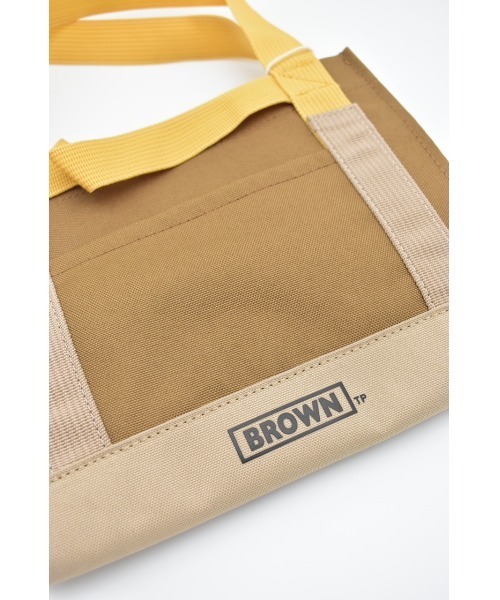 THEATRE PRODUCTS（シアタープロダクツ）の「リサイクルボトルスクエアトートバッグ-S-（ショルダーバッグ・レディース・ブラウン/ベージュ/カーキ・FREE）」の21枚目の写真