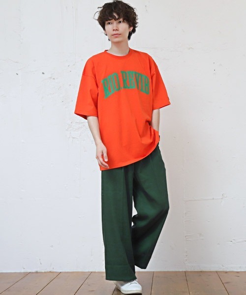 ワイドテーパードパンツ(スラックス)|LUXSTYLE(ラグスタイル) ワイドテーパードパンツ(スラックス)|LUXSTYLE(ラグスタイル)