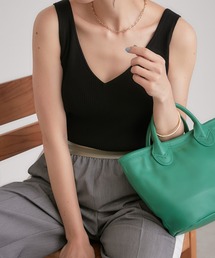 COLLAGE GALLARDAGALANTE | ヘルシーさをUPさせる/ニットタンク(タンクトップ)