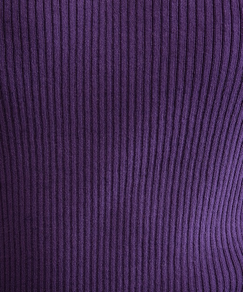 COLLAGE GALLARDAGALANTE(コラージュガリャルダガランテ)の「【OT】ヘルシーさをUPさせる/ニットタンク/手洗い可(タンクトップ・レディース・ブラック/ベージュ/パープル・FREE)」の5枚目の写真