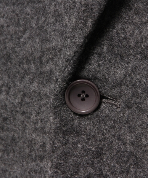 OUTLET(アウトレット)の「【WHO'S WHO gallery】POPスライバーチェスタコクーン(チェスターコート・メンズ・ブラック/アイボリー/グレー・MEDIUM/LARGE)」の12枚目の写真