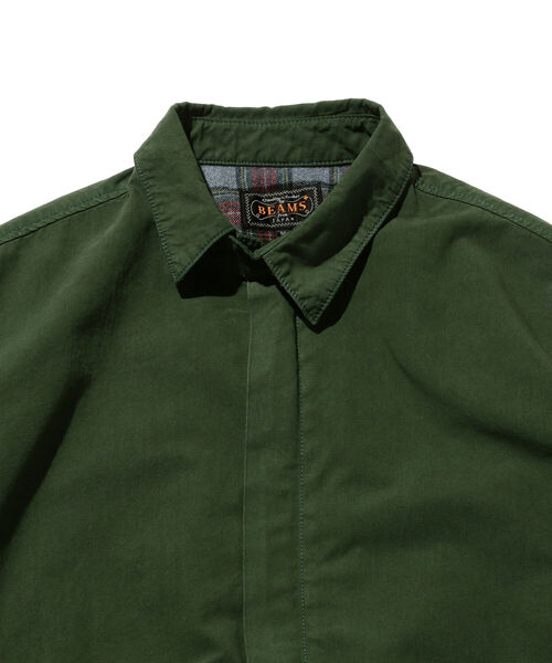 BEAMS PLUS / ハイカウント ウェザークロス ジッパー ブルゾン