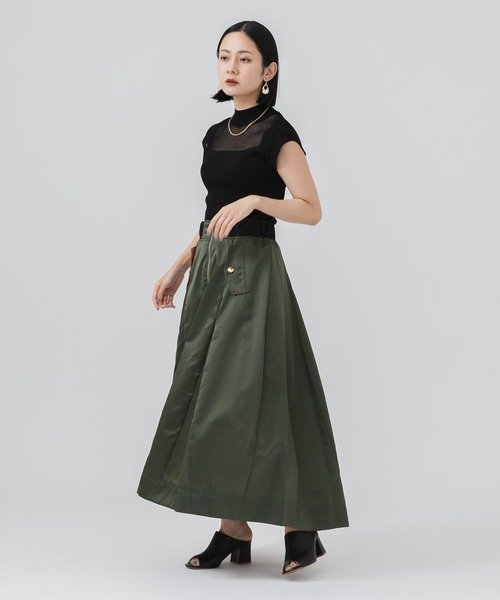 Paradise Picnic(パラダイスピクニック)の「TE VALT シアーニットプルオーバー(ニット/セーター・レディース・ブラック/パープル/アイボリー・FREE)」の18枚目の写真