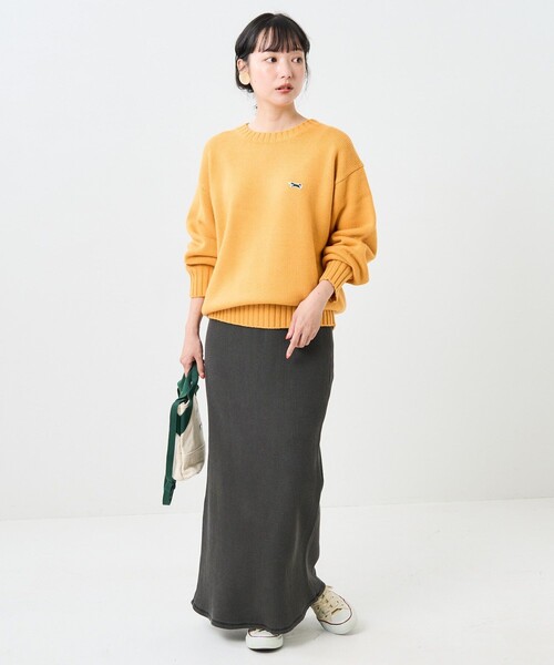 FREAK'S STORE（フリークスストア）の「カラーピグメントワッフルスカート（スカート・レディース・ブラック/パープル/ピンク/グリーン・ﾌﾘ-）」の5枚目の写真