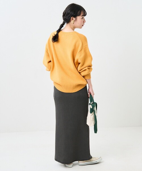 FREAK'S STORE（フリークスストア）の「カラーピグメントワッフルスカート（スカート・レディース・ブラック/パープル/ピンク/グリーン・ﾌﾘ-）」の6枚目の写真