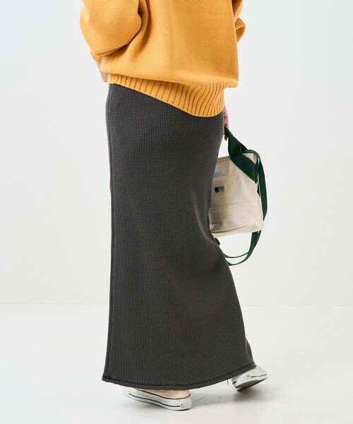 FREAK'S STORE（フリークスストア）の「カラーピグメントワッフルスカート（スカート・レディース・ブラック/パープル/ピンク/グリーン・ﾌﾘ-）」の11枚目の写真