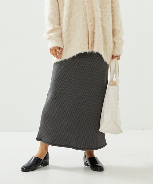 FREAK'S STORE（フリークスストア）の「カラーピグメントワッフルスカート（スカート・レディース・ブラック/パープル/ピンク/グリーン・ﾌﾘ-）」の13枚目の写真