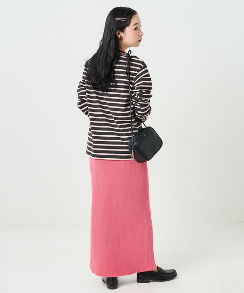 FREAK'S STORE（フリークスストア）の「カラーピグメントワッフルスカート（スカート・レディース・ブラック/パープル/ピンク/グリーン・ﾌﾘ-）」の20枚目の写真