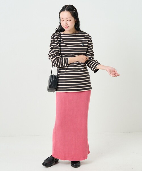 FREAK'S STORE（フリークスストア）の「カラーピグメントワッフルスカート（スカート・レディース・ブラック/パープル/ピンク/グリーン・ﾌﾘ-）」の19枚目の写真