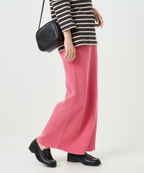 FREAK'S STORE（フリークスストア）の「カラーピグメントワッフルスカート（スカート・レディース・ブラック/パープル/ピンク/グリーン・ﾌﾘ-）」の17枚目の写真