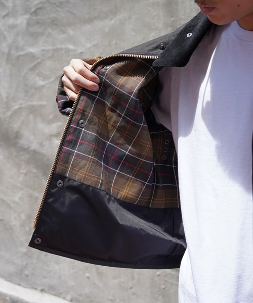 Barbour(バブアー)の「BARBOUR (バブアー) 別注TRANSPORT JACKET /トランスポートジャケット(ブルゾン・メンズ・ブラック/セージグリーン・36/38/40/42)」の9枚目の写真