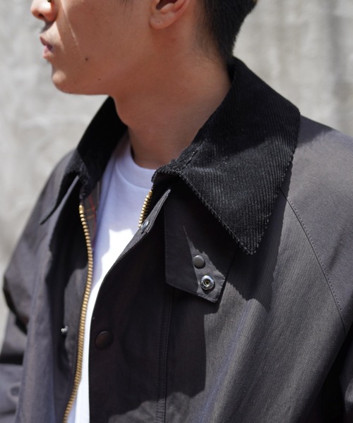 Barbour(バブアー)の「BARBOUR (バブアー) 別注TRANSPORT JACKET /トランスポートジャケット(ブルゾン・メンズ・ブラック/セージグリーン・36/38/40/42)」の10枚目の写真