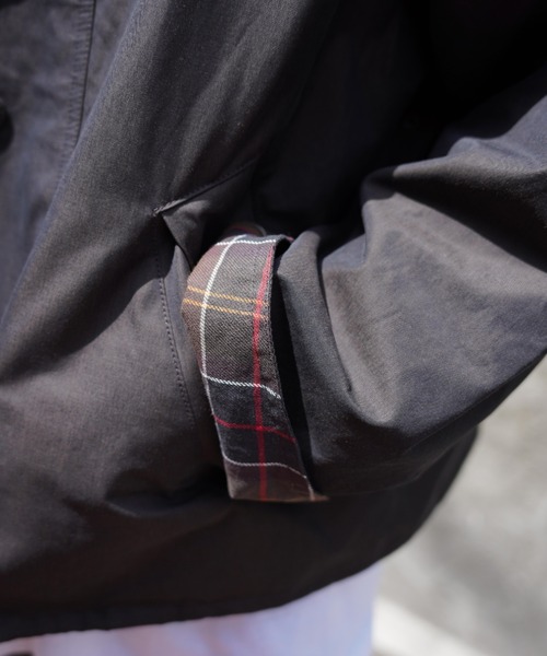 Barbour(バブアー)の「BARBOUR (バブアー) 別注TRANSPORT JACKET /トランスポートジャケット(ブルゾン・メンズ・ブラック/セージグリーン・36/38/40/42)」の12枚目の写真