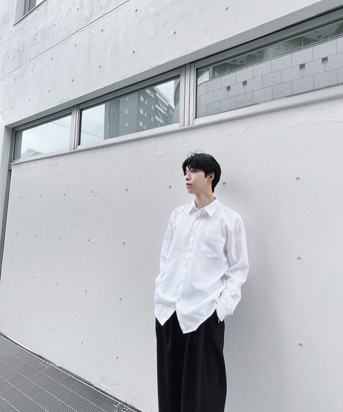 Figments（フィグメンツ）の「ステッチシャツ（シャツ/ブラウス・レディース・ホワイト/ブラック・FREE）」の15枚目の写真