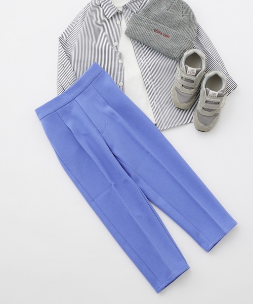 CIAOPANIC TYPY（チャオパニックティピー）の「【KIDS】テックウールセンタープレスパンツ（スラックス・キッズ・ブルー/ピンク・S/XL/L/M/XXL）」の2枚目の写真