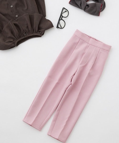 CIAOPANIC TYPY（チャオパニックティピー）の「【KIDS】テックウールセンタープレスパンツ（スラックス・キッズ・ブルー/ピンク・S/XL/L/M/XXL）」の8枚目の写真