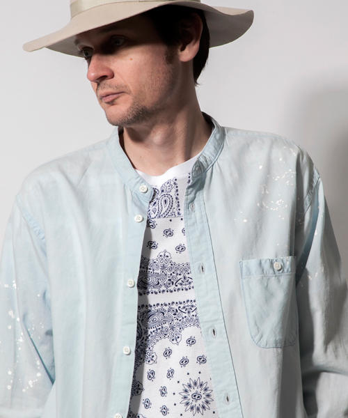 MONKEY TIME（モンキータイム）の「＜monkey time＞ ∴ 4.5oz/DNM BAND L/SHT/シャツ ◆（シャツ/ブラウス・メンズ・その他1/その他2・SMALL/MEDIUM/LARGE）」の3枚目の写真