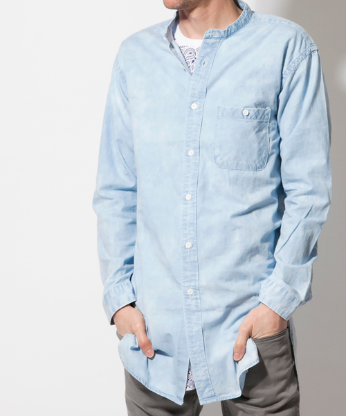 MONKEY TIME（モンキータイム）の「＜monkey time＞ ∴ 4.5oz/DNM BAND L/SHT/シャツ ◆（シャツ/ブラウス・メンズ・その他1/その他2・SMALL/MEDIUM/LARGE）」の7枚目の写真