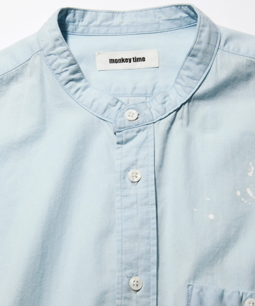 MONKEY TIME（モンキータイム）の「＜monkey time＞ ∴ 4.5oz/DNM BAND L/SHT/シャツ ◆（シャツ/ブラウス・メンズ・その他1/その他2・SMALL/MEDIUM/LARGE）」の9枚目の写真