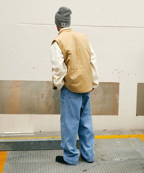 セール】【SPOC STORE】リブカラー中綿ベスト（ダウンベスト）｜SPOC