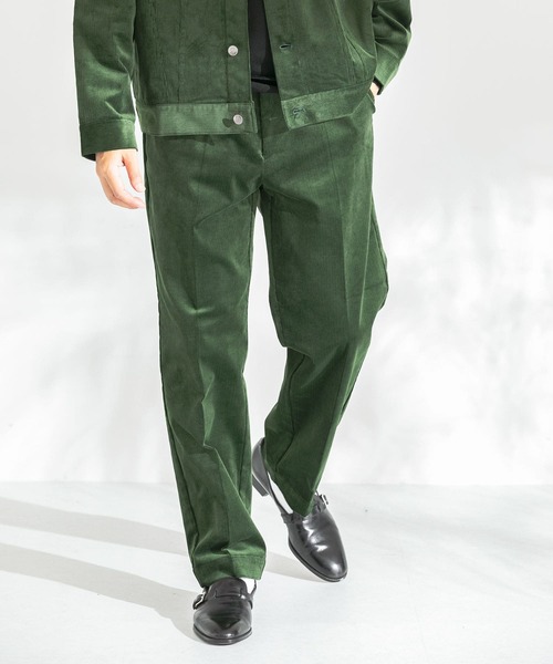 URBAN RESEARCH(アーバンリサーチ)の「『UR TECH』10Wコーデュロイパンツ(その他パンツ・メンズ・ブラウン/ホワイト系その他/グリーン・LARGE/SMALL/MEDIUM)」の16枚目の写真