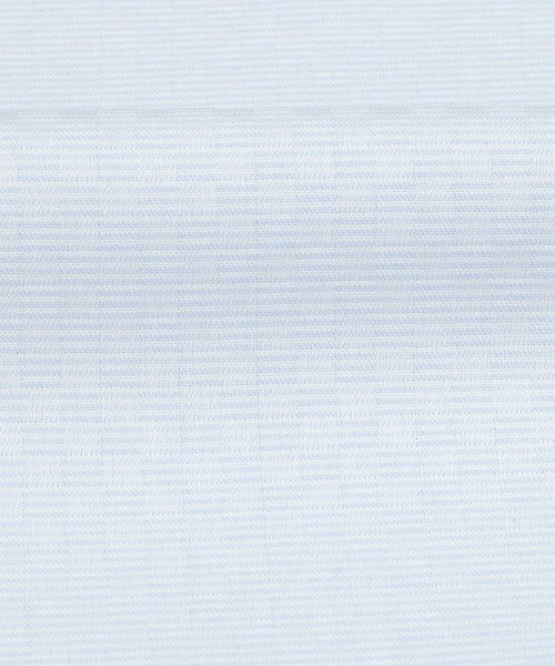 TOKYO SHIRTS（トウキョウシャツ）の「形態安定ノーアイロン ボタンダウン 長袖ビジネスワイシャツ（ビジネスシャツ・メンズ・サックスブルー・首回り37cm-裄丈80cm/首回り39cm-裄丈80cm/首回り39cm-裄丈84cm/首回り41cm-裄丈82cm/首回り41cm-裄丈86cm/首回り42cm-裄丈82cm/首回り42cm-裄丈86cm/首回り43cm-裄丈82cm/首回り43cm-裄丈86cm/首回り37cm-裄丈84cm）」の6枚目の写真