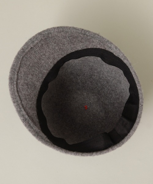 Cheek（チーク）の「ウールジョッキーキャップ（キャップ・レディース・ブラック/グレー・FREE）」の7枚目の写真