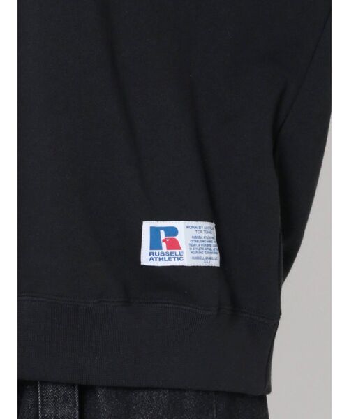 RUSSELL（ラッセル）の「ルーズプリントワイドプルオーバー（スウェット・レディース・ブラック/ネイビー/ホワイト・FREE）」の19枚目の写真