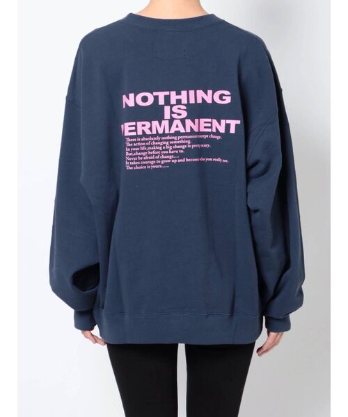 RUSSELL（ラッセル）の「ルーズプリントワイドプルオーバー（スウェット・レディース・ブラック/ネイビー/ホワイト・FREE）」の21枚目の写真