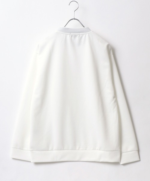 GIANNI VALENTINO（ジャンニヴァレンチノ）の「GIANNI VALENTINO/ジャン二バレンチノ ジャガードロゴ モックネック スウェットトレーナー（スウェット・メンズ・ホワイト/ブラック/グレー・LL/M/L）」の15枚目の写真