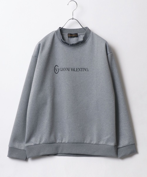 GIANNI VALENTINO（ジャンニヴァレンチノ）の「GIANNI VALENTINO/ジャン二バレンチノ ジャガードロゴ モックネック スウェットトレーナー（スウェット・メンズ・ホワイト/ブラック/グレー・LL/M/L）」の16枚目の写真