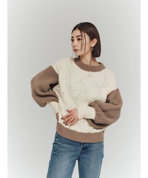 Vicente | Bycolor nuts knit(ニット/セーター)