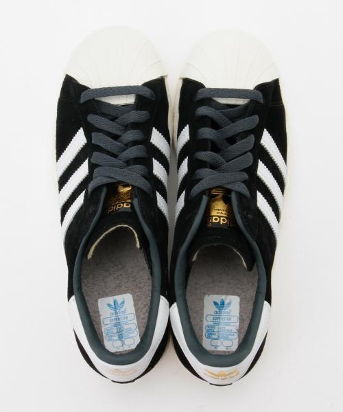 BEAMS BOY（ビームスボーイ）の「Πadidas / SUPERSTAR 80s SUEDE（スニーカー・レディース・ブラック・23.5/23/24/24.5）」の3枚目の写真
