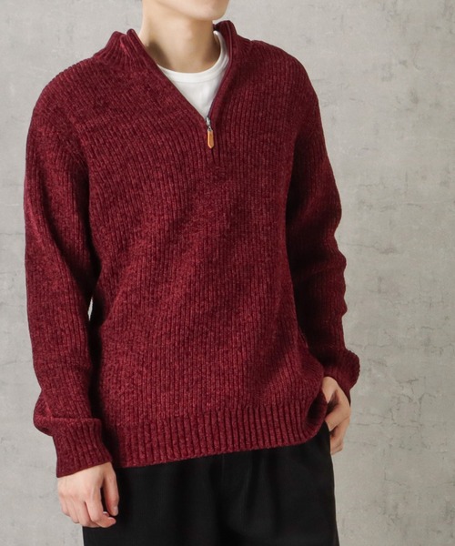 NAVY（ネイビー）の「モール畔ハーフジップセーター（ニット/セーター