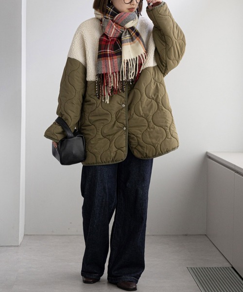 DISCOAT(ディスコート)の「チェック大判ストール(ストール/ショール・レディース・ブラウン/ピンク/イエロー/ブルー/アイボリー・FREE)」の6枚目の写真