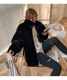 おしゃれスタ（オシャレスタ）の「あざとい系！ふわもこハイネックファーコート（その他アウター）」