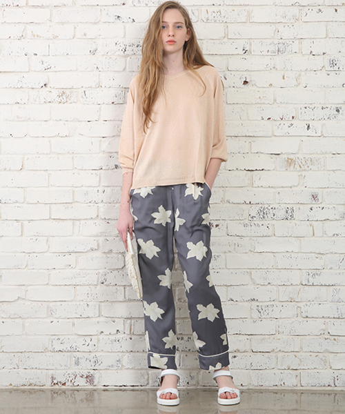 mystic（ミスティック）の「【Omekashi】オリジナル大花PTパンツ（その他パンツ・レディース・ブラック/オフホワイト/グレー・ﾌﾘ-）」の13枚目の写真
