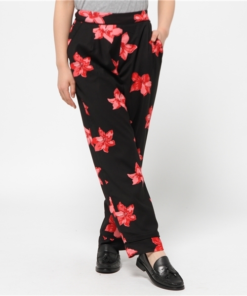 mystic（ミスティック）の「【Omekashi】オリジナル大花PTパンツ（その他パンツ・レディース・ブラック/オフホワイト/グレー・ﾌﾘ-）」の3枚目の写真