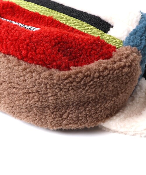 BREEZE（ブリーズ）の「ボアショルダーポーチ（ボディバッグ/ウエストポーチ・キッズ・レッド/アイボリー・FREE）」の5枚目の写真