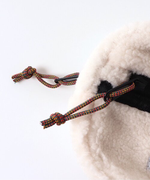 BREEZE（ブリーズ）の「ボアショルダーポーチ（ボディバッグ/ウエストポーチ・キッズ・レッド/アイボリー・FREE）」の6枚目の写真