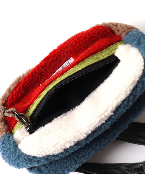 BREEZE（ブリーズ）の「ボアショルダーポーチ（ボディバッグ/ウエストポーチ・キッズ・レッド/アイボリー・FREE）」の12枚目の写真