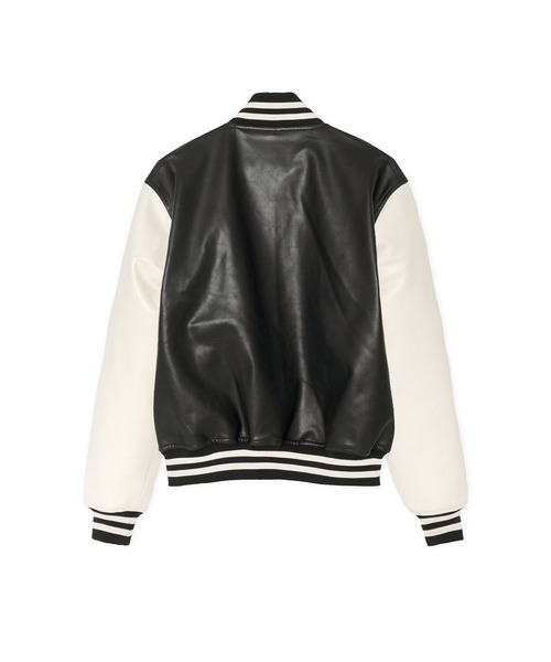 FTW(エフティダブリュー)の「VARSITY JACKET(スタジャン・メンズ・ブラック/アイボリー・MEDIUM/LARGE)」の6枚目の写真