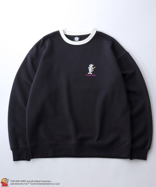 Tom＆Jerry（トムアンドジェリー）の「TOM＆JERRY（トムとジェリー）キャラクタープリント 裏起毛スウェットトップス メンズ レディース/トレーナープルオーバー（スウェット・レディース・ホワイト/アッシュグレー/ホワイト系その他/ブラック系その他4/ブラック系その他5/ホワイト系その他3/ブラック系その他2/ブラック系その他3/ブラック系その他/グレー系その他/ホワイト系その他2・M/L）」の9枚目の写真