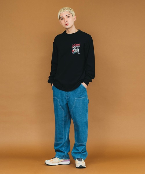 XLARGE(エクストララージ)の「DOUBLE KNEE WORK PANTS(その他パンツ・メンズ・オレンジ/ライトインディゴブルー/ブラック/オリーブ・30inch/32inch/34inch/36inch)」の16枚目の写真
